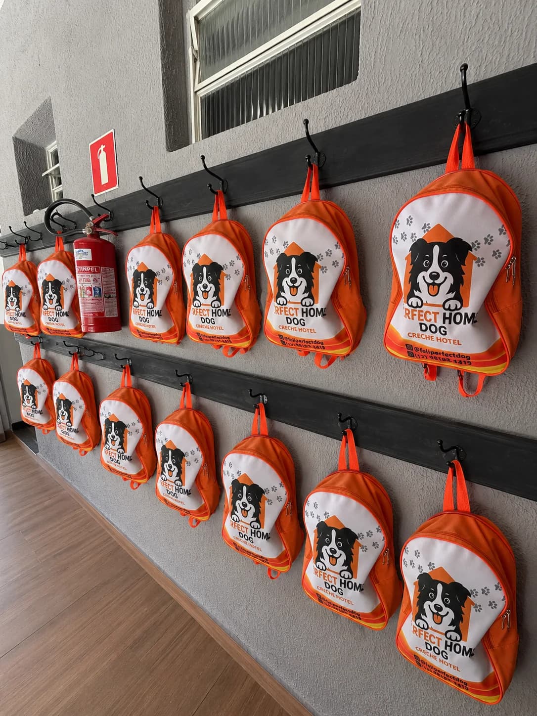 Mochilinhas personalizadas da Perfect Home Dog
